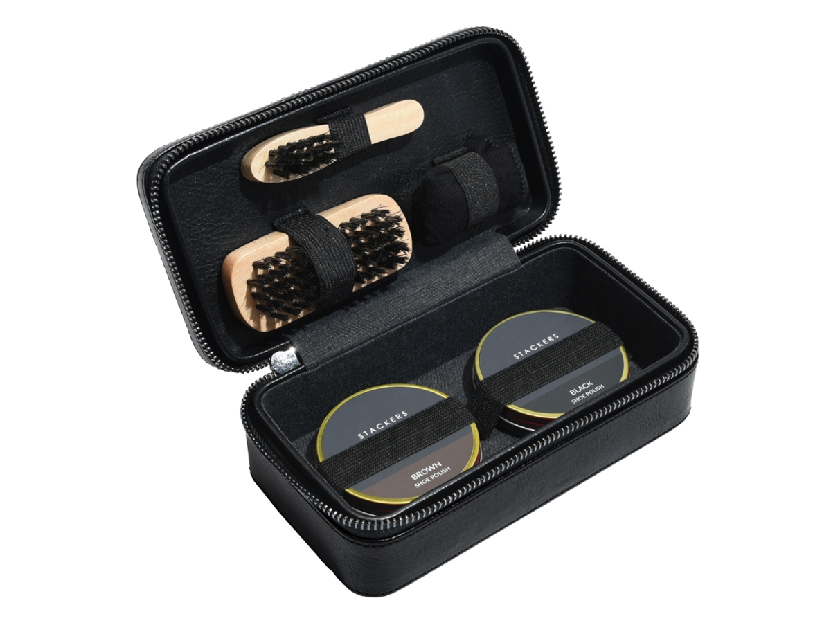 Skoputskit Stackers Black – utan gravyr Skoputskit Stackers Black – utan gravyr