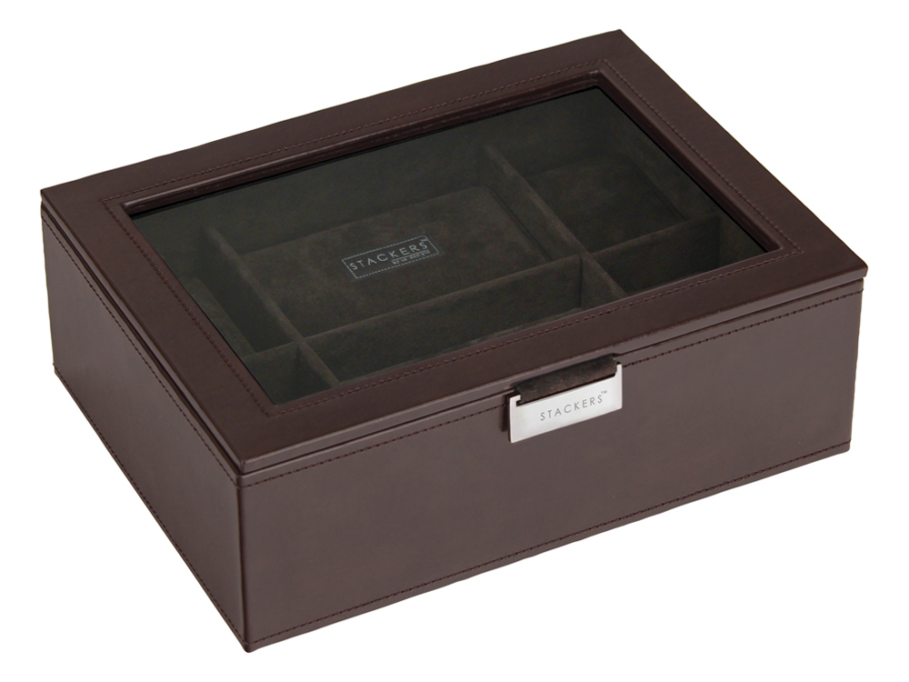 Klocklåda Stackers Brown Executive – utan gravyr Klocklåda Stackers Brown Executive – utan gravyr