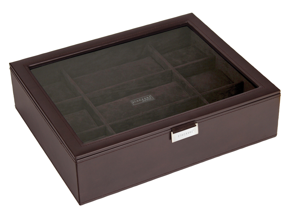 Klocklåda Stackers Large Brown Executive – utan gravyr Klocklåda Stackers Large Brown Executive – utan gravyr