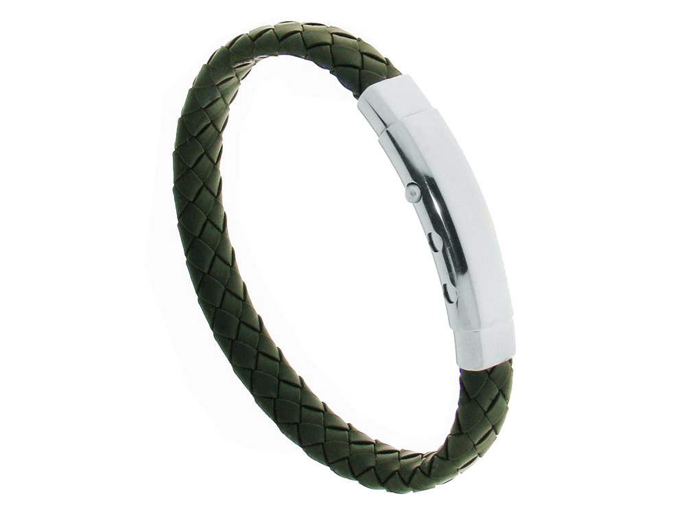 Armband Verona Military Green – utan gravyr Armband Verona Military Green – utan gravyr
