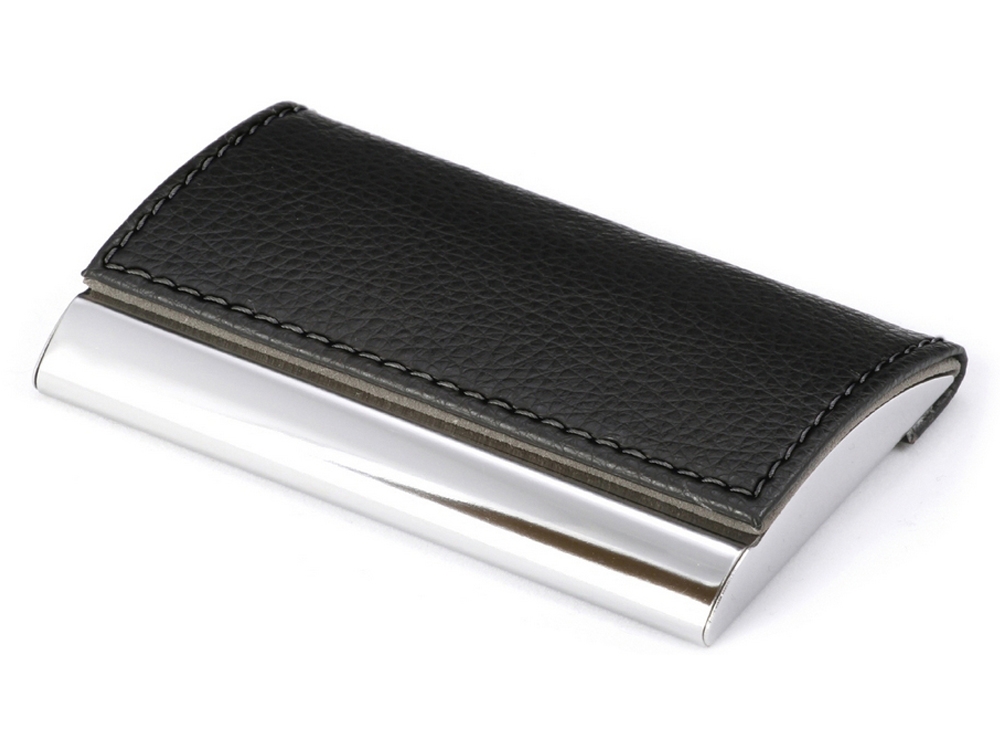 Visitkortshållare Ural Leather Black – utan gravyr Visitkortshållare Ural Leather Black – utan gravyr