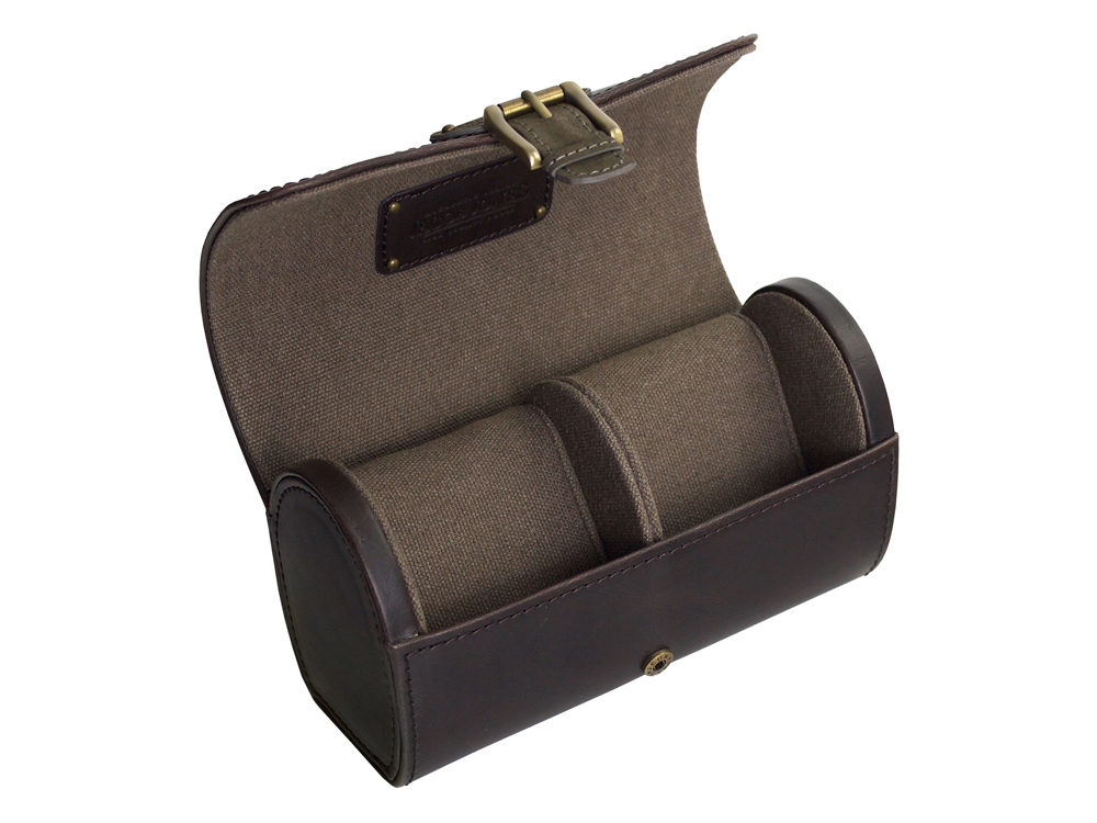 Klockbox Klockförvaring Resa Jacob Jones Brown & Khaki – utan gravyr Klockbox Klockförvaring Resa Jacob Jones Brown & Khaki – utan gravyr