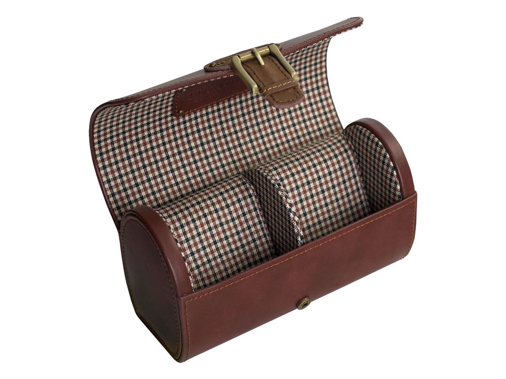 Klockbox Klockförvaring Resa Jacob Jones Tan & Check – utan gravyr Klockbox Klockförvaring Resa Jacob Jones Tan & Check – utan gravyr