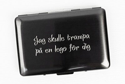 Jag skulle trampa på en lego för dig